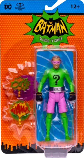 Batman (1966) - The Riddler in Boxing Gloves DC Retro 6” Scale McFarlane Action Figure