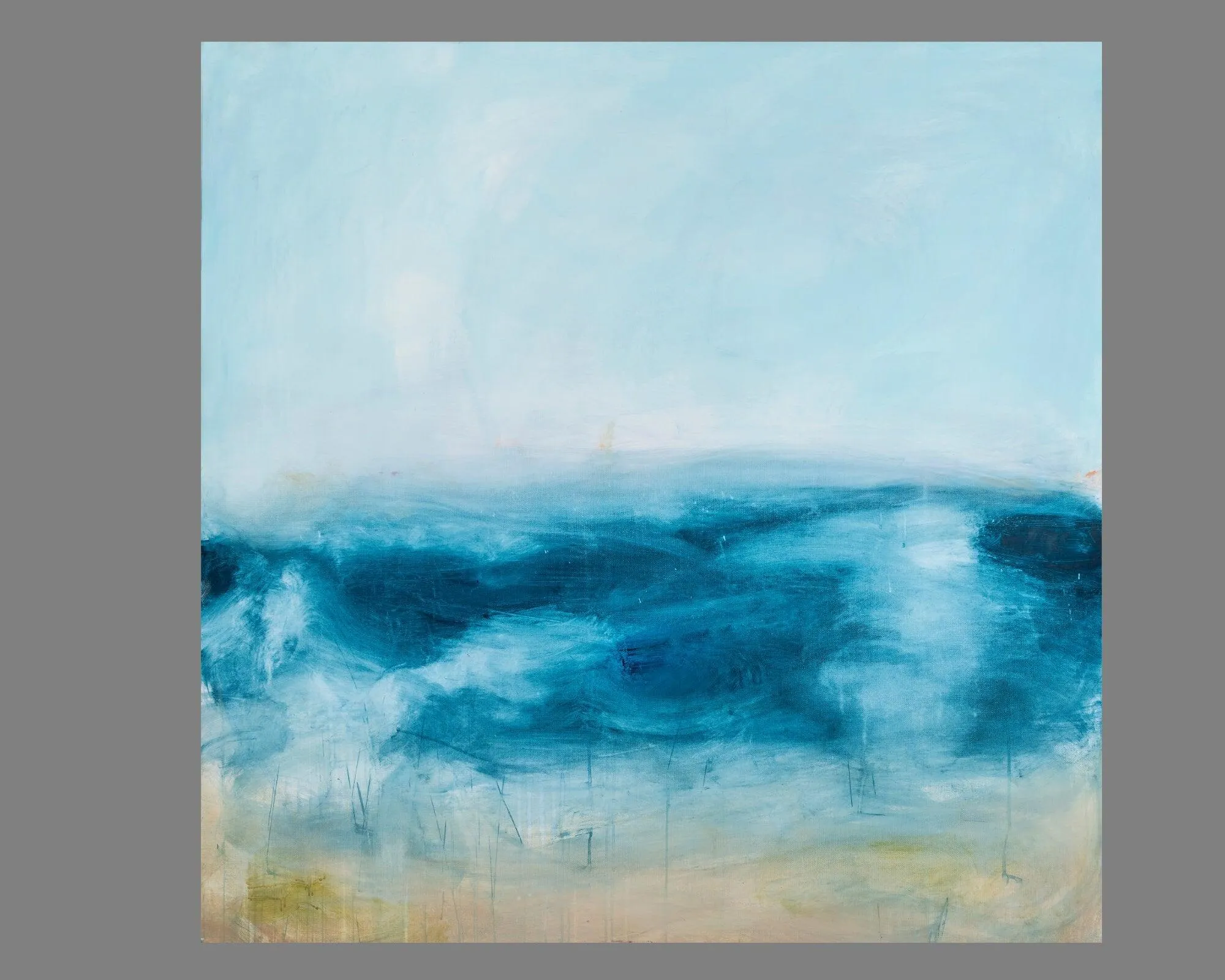Beach abstract print coastal Wall Art neutral coastal art, beach wall art summer print abtract painting print
