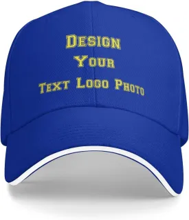 Bulk Custom Hat for Men with Your Photo Text Logo Design Custom Baseball Cap Personalized Hat Custom Trucker Hats