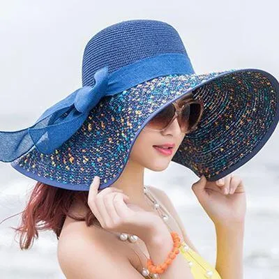 Chic Oversized Floppy Brim Summer Beach Hat - Multiple Prints/Colors