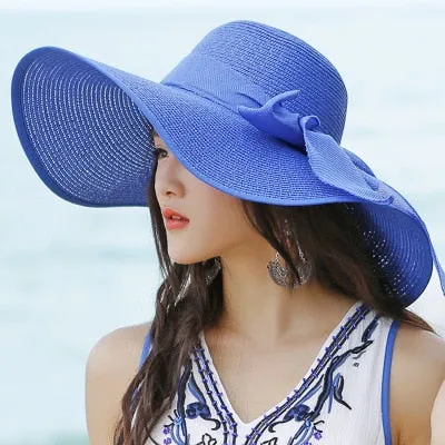 Chic Oversized Floppy Brim Summer Beach Hat - Multiple Prints/Colors