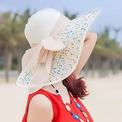 Chic Oversized Floppy Brim Summer Beach Hat - Multiple Prints/Colors