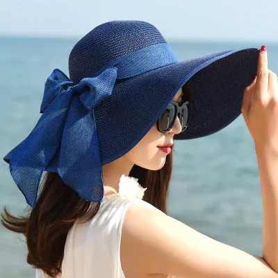 Chic Oversized Floppy Brim Summer Beach Hat - Multiple Prints/Colors