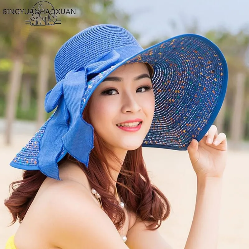 Chic Oversized Floppy Brim Summer Beach Hat - Multiple Prints/Colors