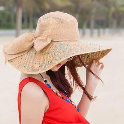 Chic Oversized Floppy Brim Summer Beach Hat - Multiple Prints/Colors