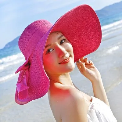 Chic Oversized Floppy Brim Summer Beach Hat - Multiple Prints/Colors
