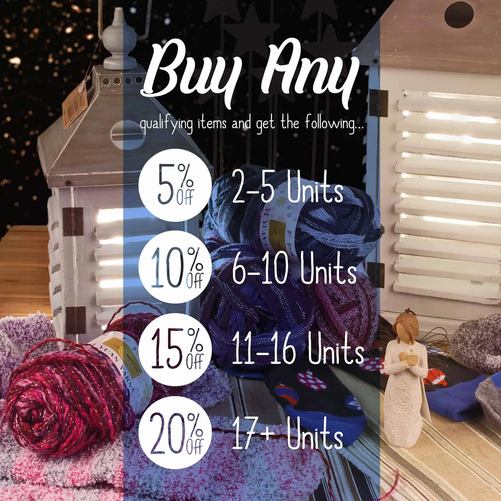 Fishnet Pom Pom Yarn