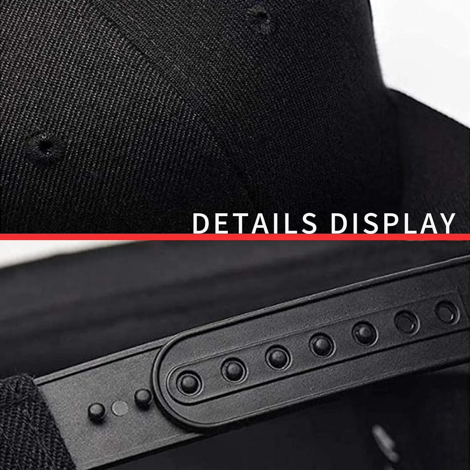 Flat Bill Hats for Men Snapback Hats Skull Skeleton Hat Flat Brim Fitted Hat Adjust Black Baseball Caps for Men