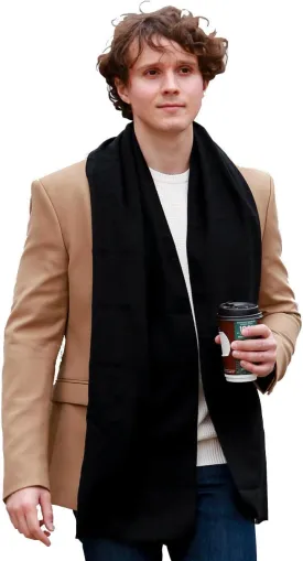 FULLRON Men Winter Scarf Soft Warm Long Cashmere Feel Scarves