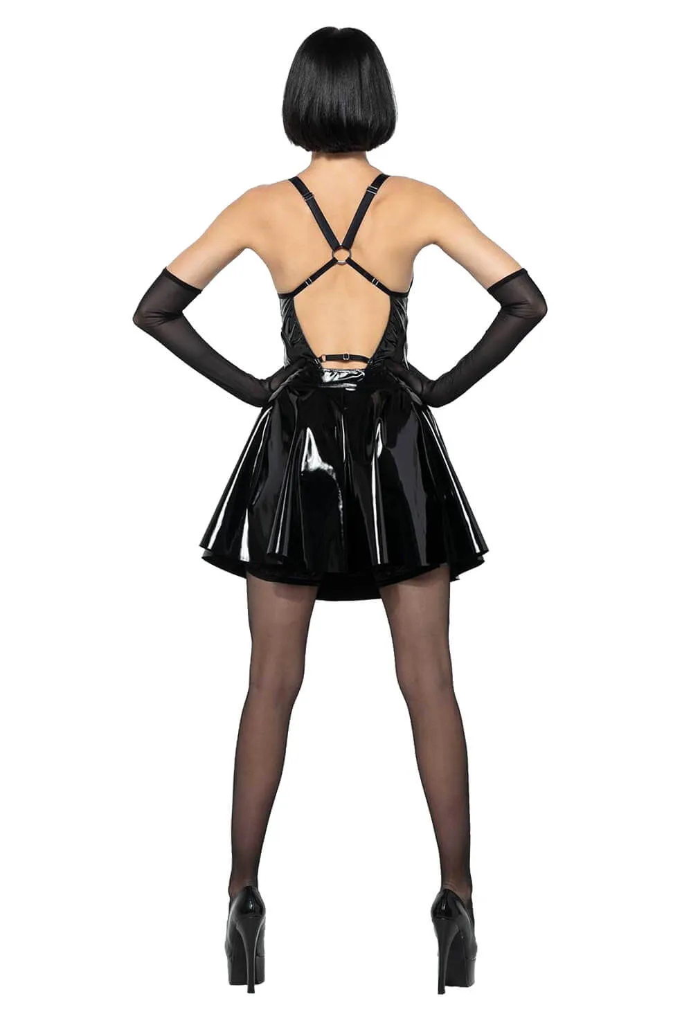 Gazelle Glossy Black Skirt