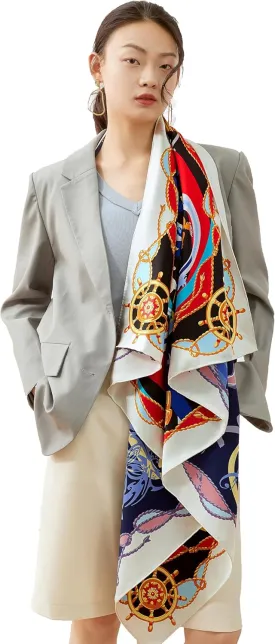 Grace Scarves 100% Silk Scarves, Extra-Large and XX-Large