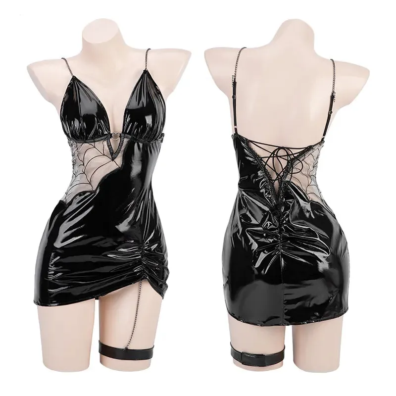 Latex Spider Queen Cosplay Set