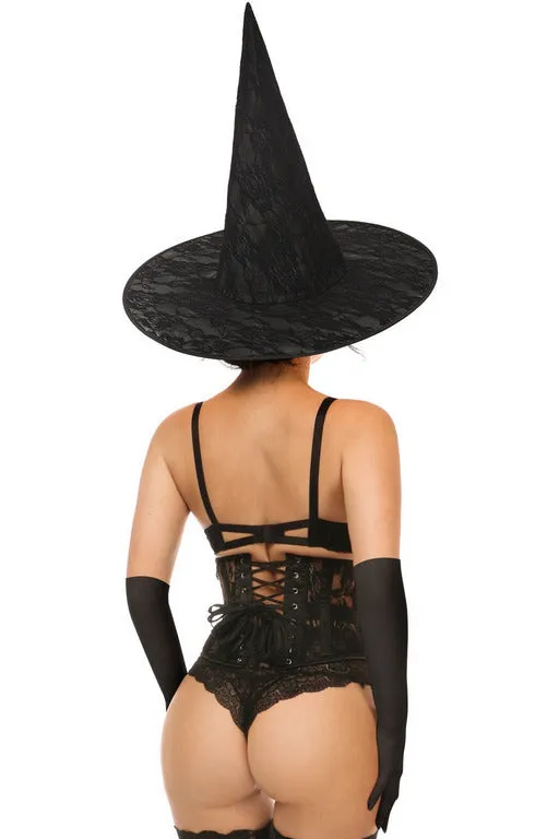 Lavish 3 PC Daring Witch Corset Costume