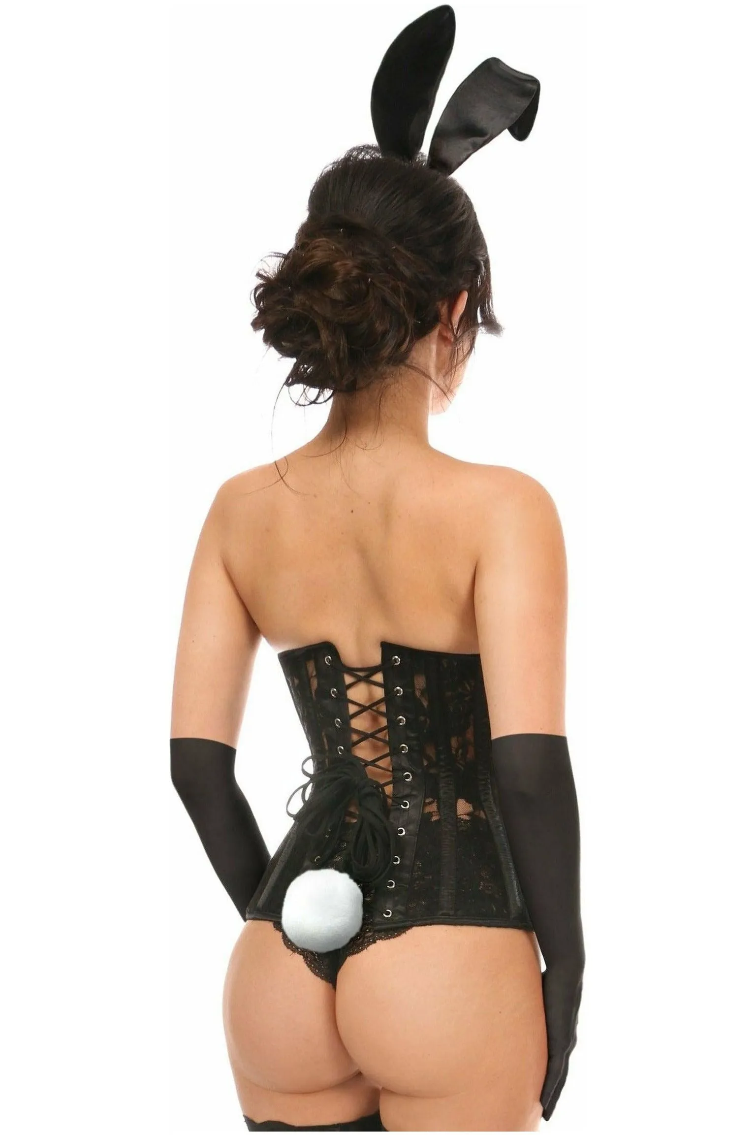 Lavish 4 PC Daring Bunny Corset Costume