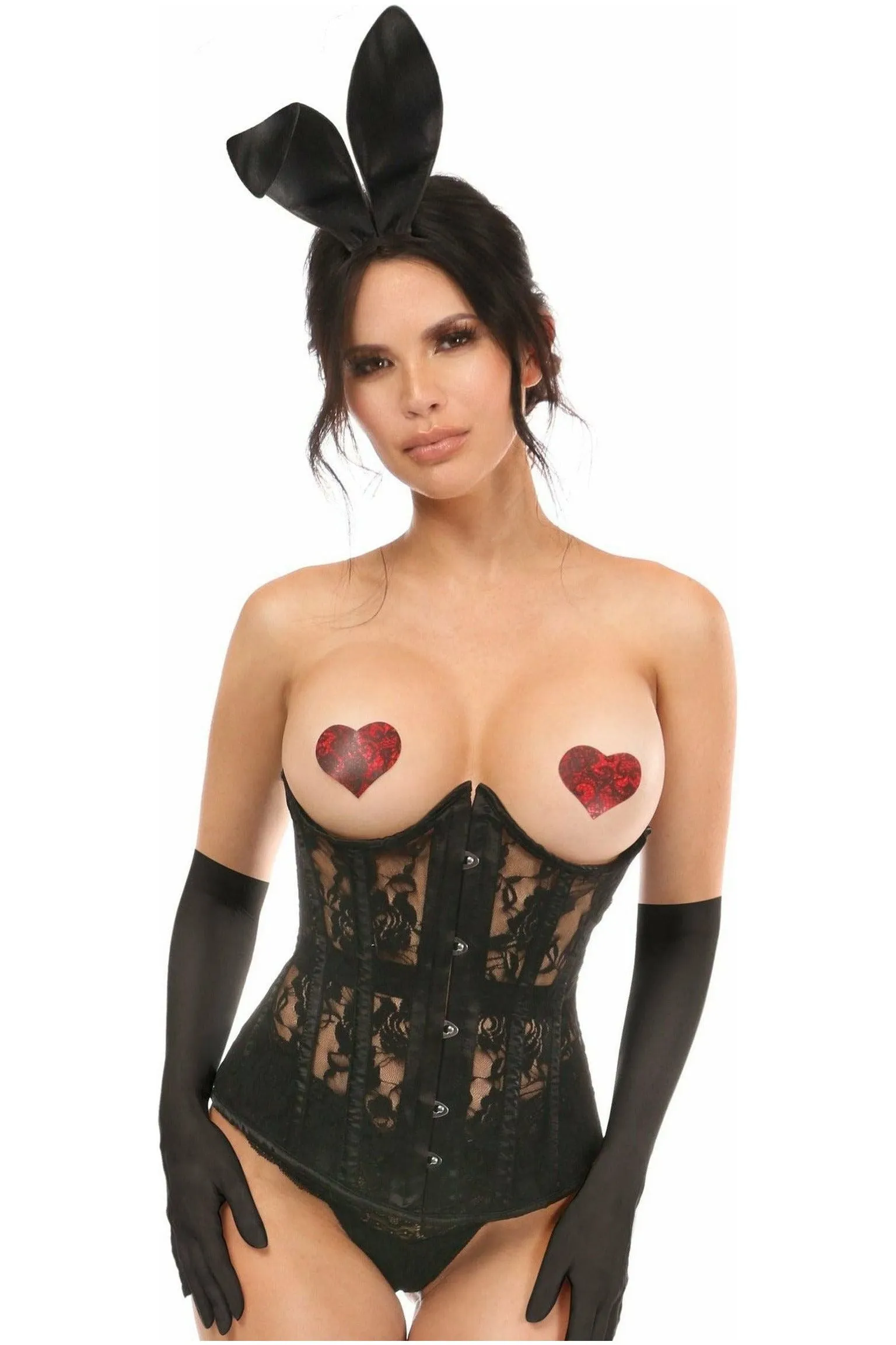 Lavish 4 PC Daring Bunny Corset Costume