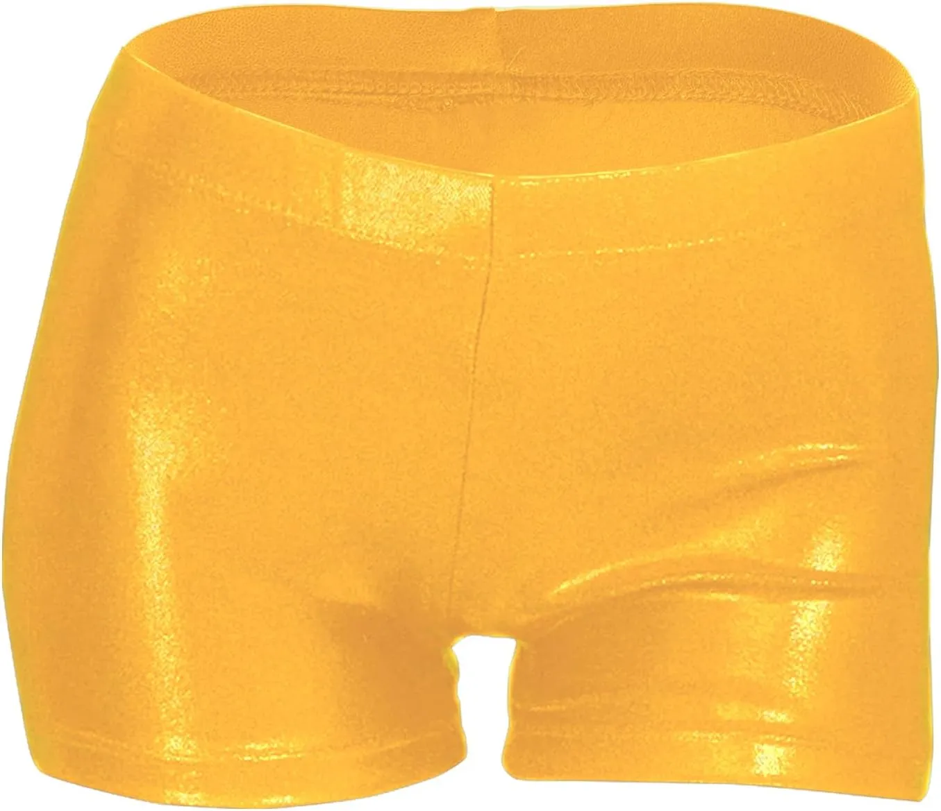 LUOUSE Girls Gymnastics Shorts, Little Kids Sparkle Tumbling Dance Athletic Short