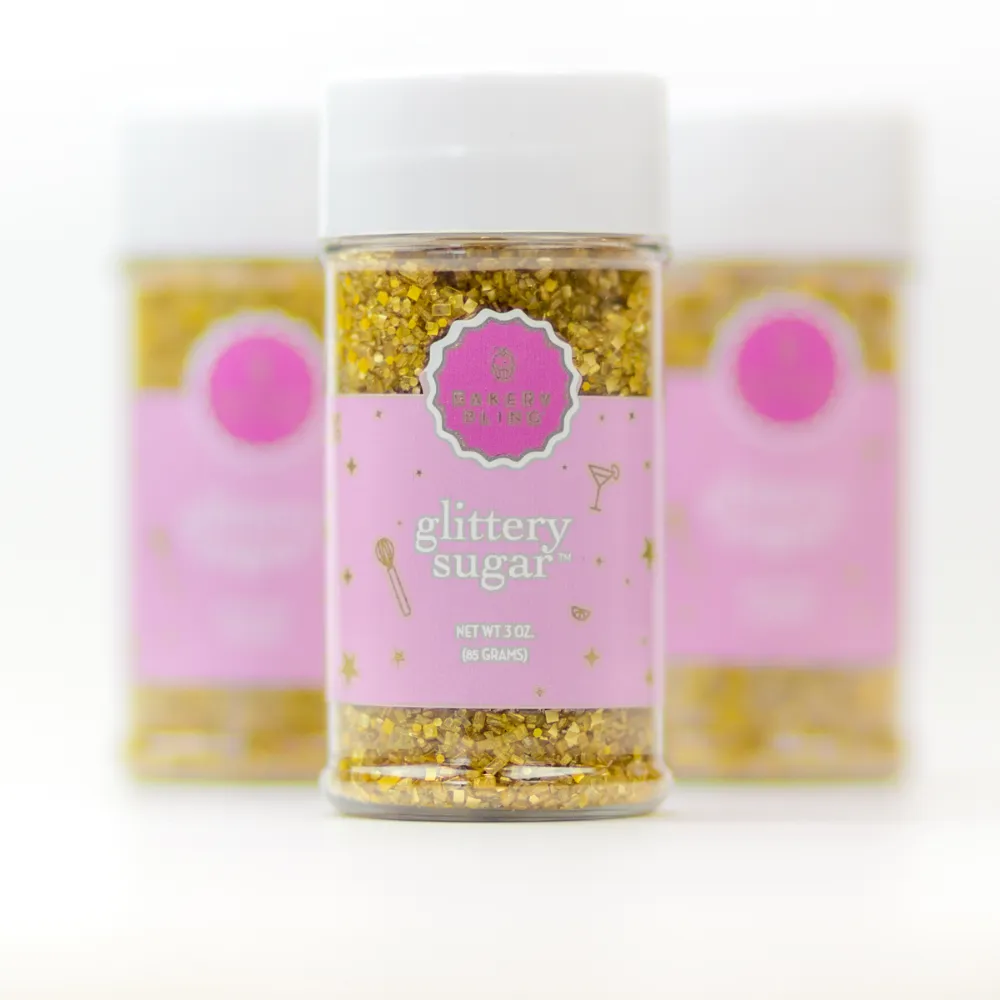 Metallic Gold Glittery Sugar™