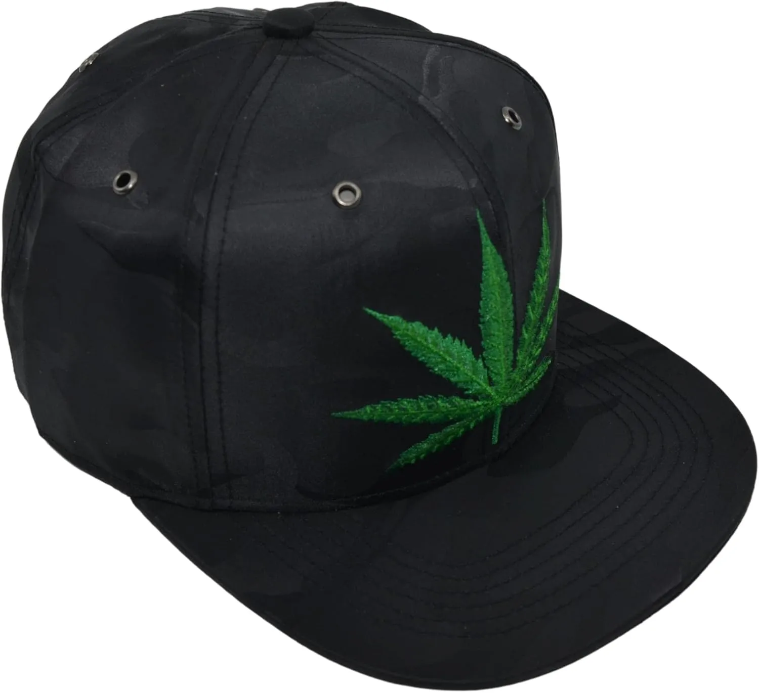 Popfizzy Weed Hat, Mens Pot Leaf Hats, Marijuana Snapback Cap, Cannabis Baseball Caps, Hip-Hop Hats, Weed Gifts for Stoners