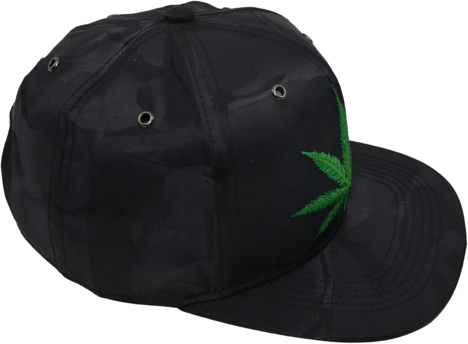 Popfizzy Weed Hat, Mens Pot Leaf Hats, Marijuana Snapback Cap, Cannabis Baseball Caps, Hip-Hop Hats, Weed Gifts for Stoners