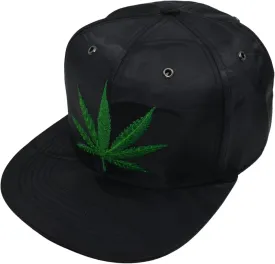 Popfizzy Weed Hat, Mens Pot Leaf Hats, Marijuana Snapback Cap, Cannabis Baseball Caps, Hip-Hop Hats, Weed Gifts for Stoners