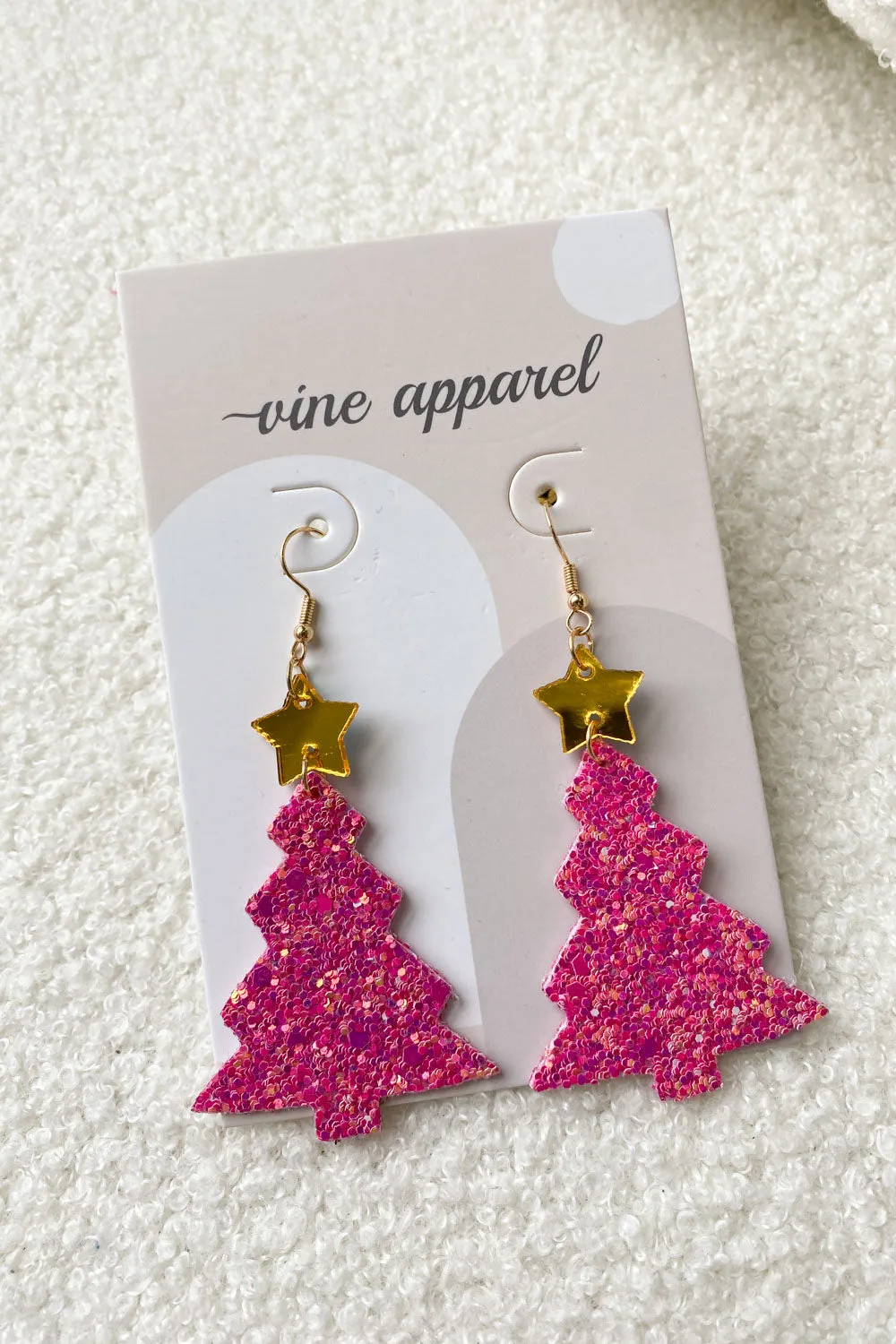 Sparkly Tree Earring