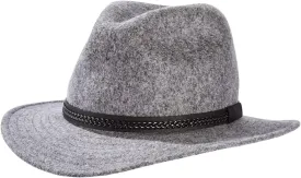 Tilley Montana Fedora, Grey Mix, 7.125