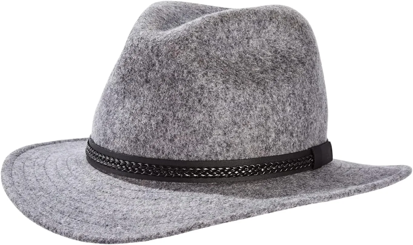 Tilley Montana Fedora, Grey Mix, 7.125