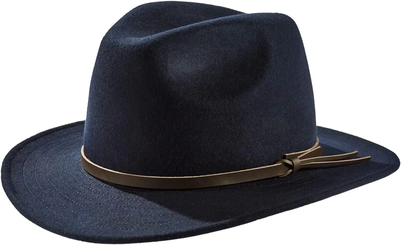 Tilley Montana Fedora, Sapphire Blue, 7.125