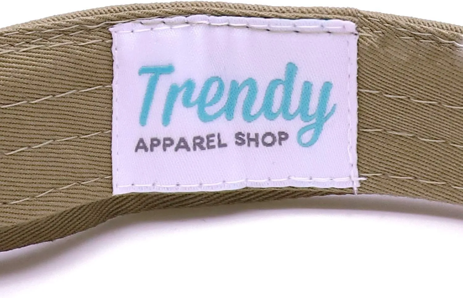 Trendy Apparel Shop Infant Size Adjustable Summer Visor Cap