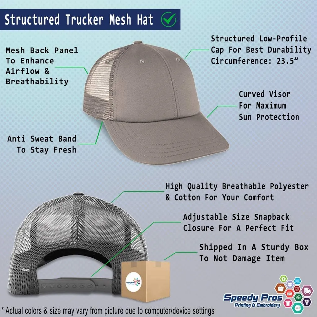 Trucker Hat Baseball Cap Vietnam Veteran War B Embroidery Dad for Men & Women