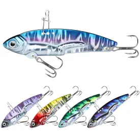 TRUSCEND Valuable Fishing Jigs of Captain's Favorite, Shiny Saltwater Spoons Perfect for Jigging, Slow Pitch Jig Catch More Fish, Durable and Well-Made Bass Salmon Tuna Fishing Lures with Sharp Hook