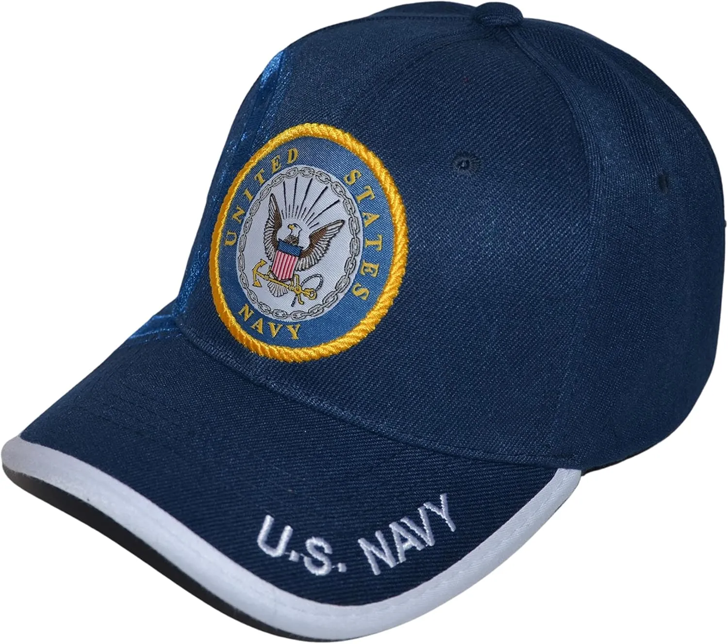 US Navy Hat Official Licensed Military Cap, Unisex Armed Forces Baseball Hat