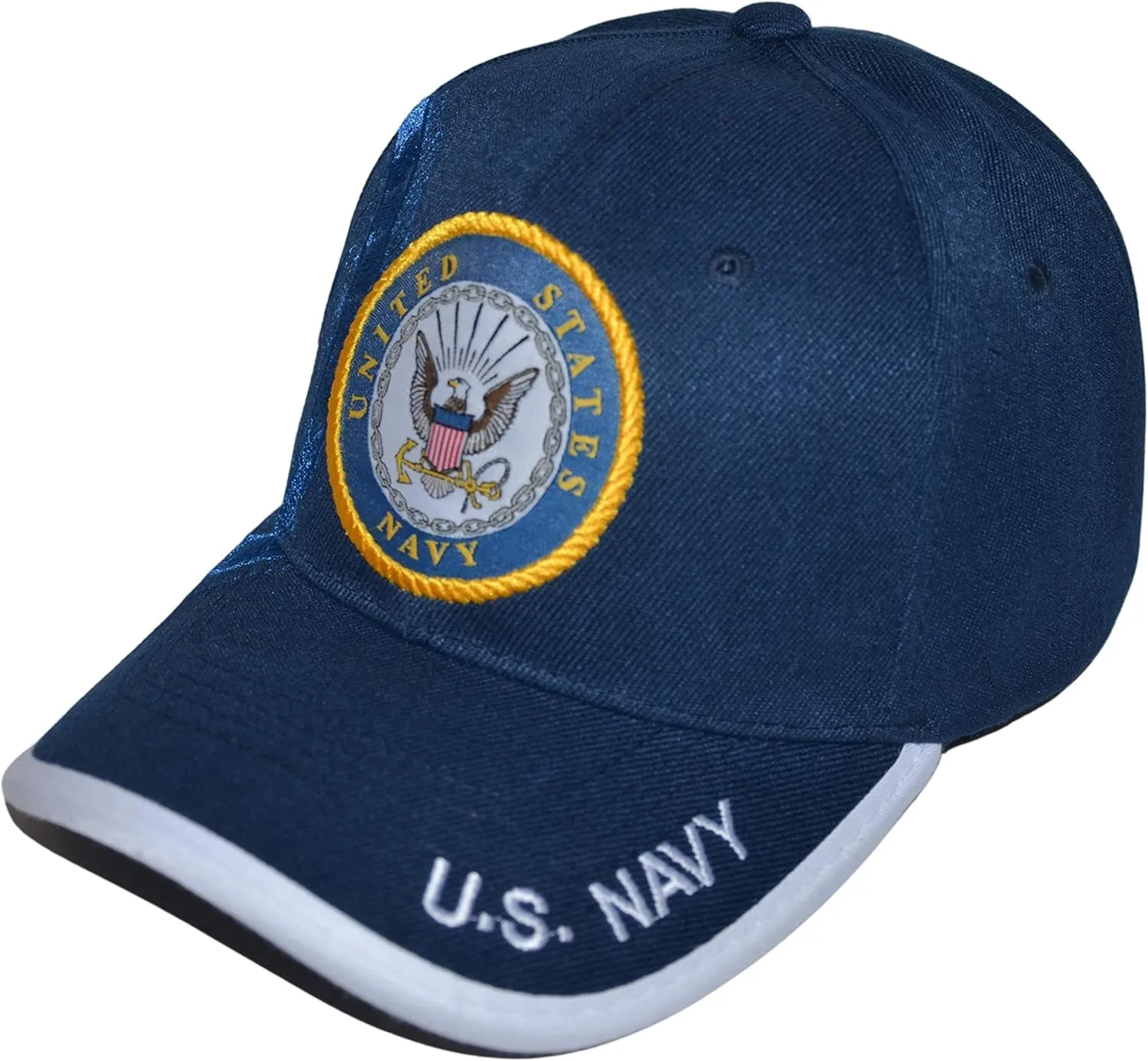 US Navy Hat Official Licensed Military Cap, Unisex Armed Forces Baseball Hat