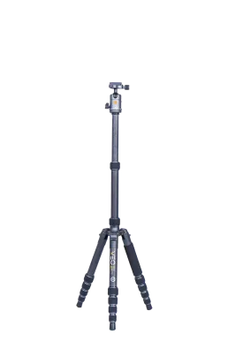 VEO 3 GO 265HCB Carbon Fiber Tripod / Monopod with Ball Head, Bluetooth Remote, SPC