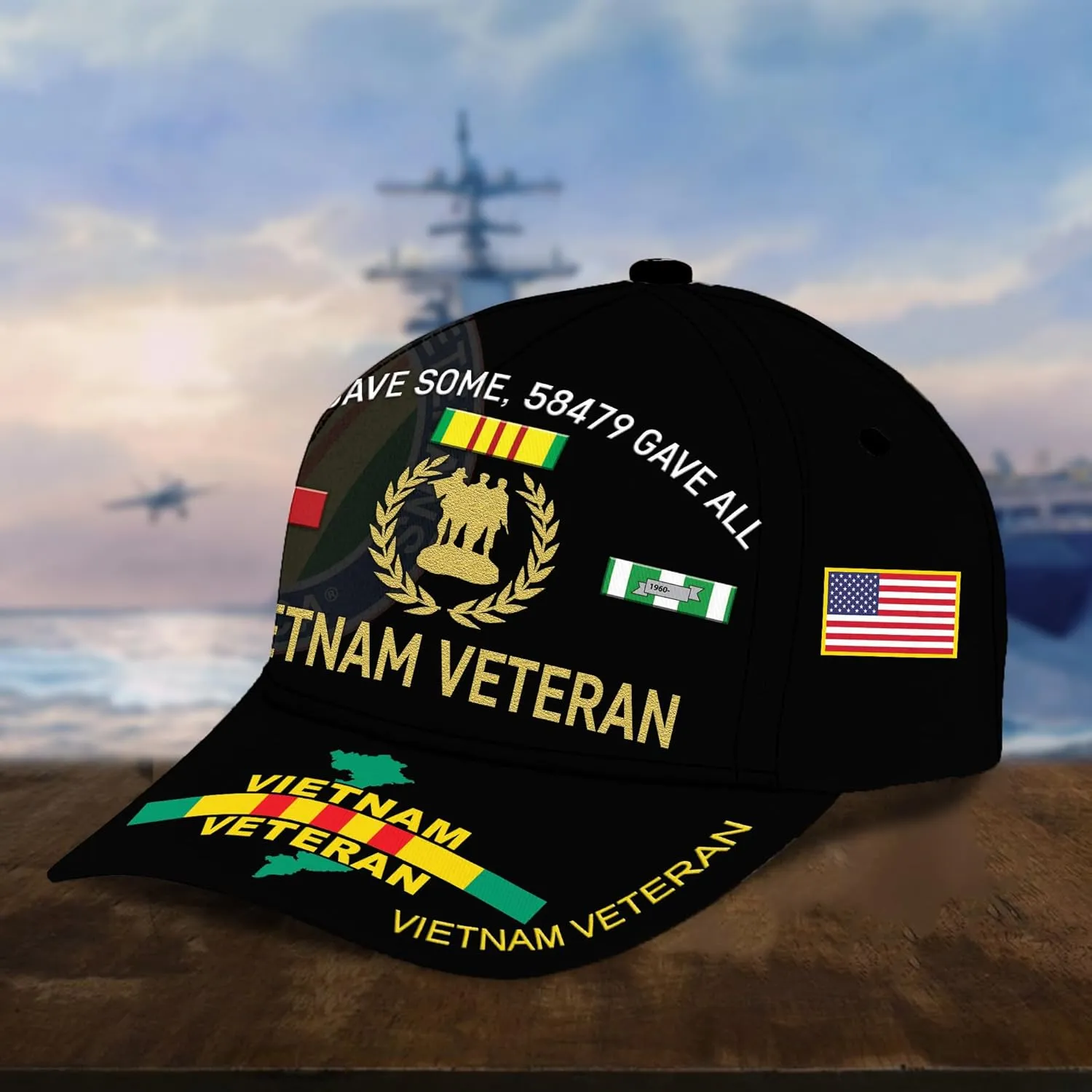 Vietnam Veteran Hats for Men All Gave Some Veterans Cap Proud US Veteran Dad Patriotic Hats Military Cap Gifts Vietnam Vets