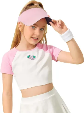 Zando Kids Visors for Girls Boys UPF 50  Sun Visor Hat Adjustable Kids Golf Hat Tennis Sports Hat Lightweight Visor Cap 6-12T